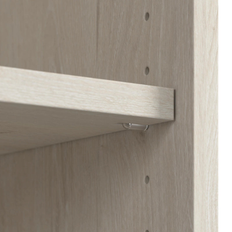 Bureau d'angle avec huche et rangements