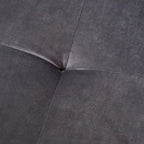 Pouffe en velours du milieu du siècle