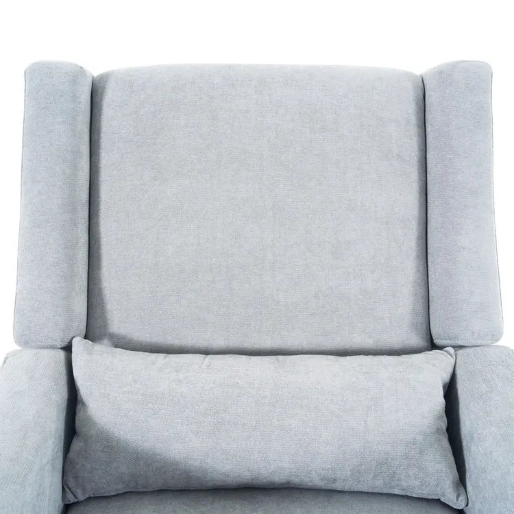 Fauteuil inclinable de luxe motorisé avec fonction pivotante et planeur, fauteuil inclinable de salon rembourré avec support lombaire