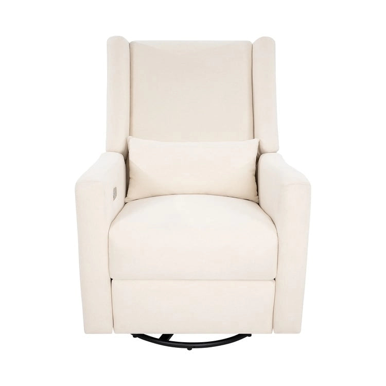 Fauteuil inclinable de luxe motorisé avec fonction pivotante et planeur, fauteuil inclinable de salon rembourré avec support lombaire