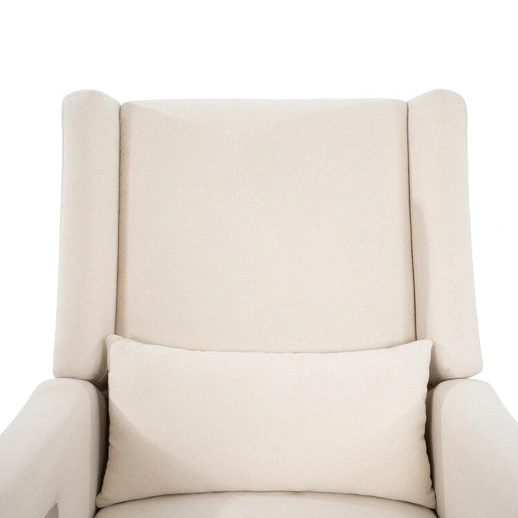 Fauteuil inclinable de luxe motorisé avec fonction pivotante et planeur, fauteuil inclinable de salon rembourré avec support lombaire