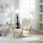 Fauteuil à bascule/fauteuil d'appoint rembourré double usage à dossier haut 39,37 W