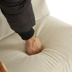 Fauteuil à bascule/fauteuil d'appoint rembourré double usage à dossier haut 39,37 W