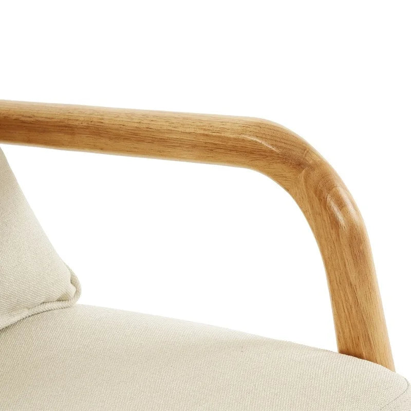 Fauteuil à bascule/fauteuil d'appoint rembourré double usage à dossier haut 39,37 W