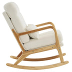 Fauteuil à bascule/fauteuil d'appoint rembourré double usage à dossier haut 39,37 W