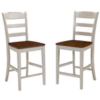 Ensemble îlot de cuisine 3 pièces en bois écru avec plateau rabattable – 122 x 63,5 x 91,5 cm