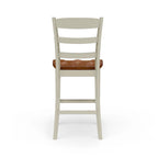 Ensemble îlot de cuisine 3 pièces en bois écru avec plateau rabattable – 122 x 63,5 x 91,5 cm