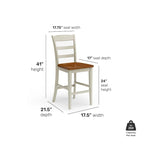 Ensemble îlot de cuisine 3 pièces en bois écru avec plateau rabattable – 122 x 63,5 x 91,5 cm