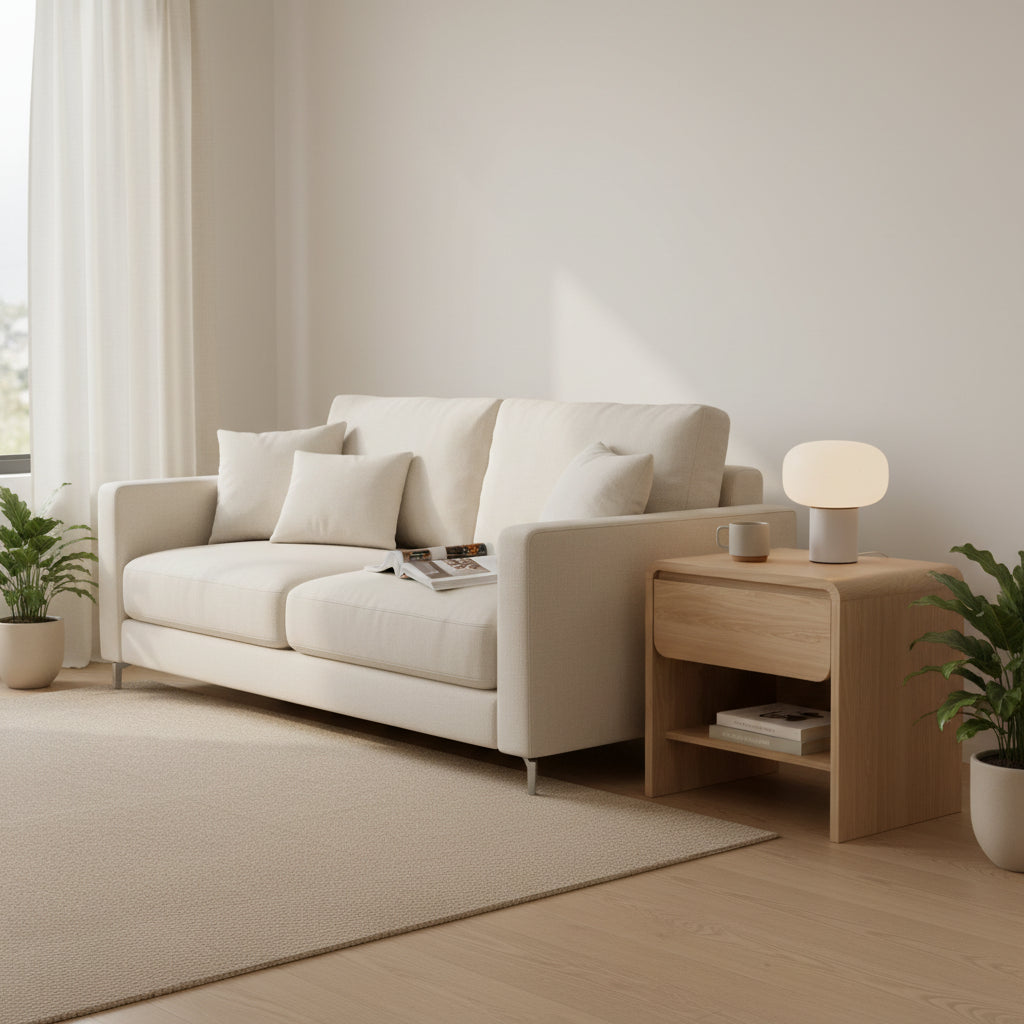 Table d'appoint avec 1 tiroir