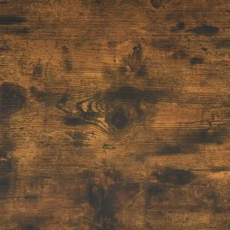 Table basse d'appoint en bois style rustique avec grande étagère de rangement