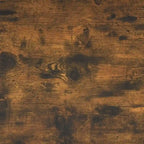 Table basse d'appoint en bois style rustique avec grande étagère de rangement