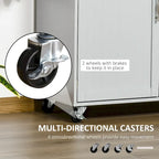 41 îlot de cuisine roulant moderne, chariot de rangement de cuisine avec dessus en bois de caoutchouc, 2 tiroirs et porte-serviettes