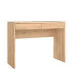 Bureau d'écriture pour bureau à domicile avec 2 tiroirs de rangement