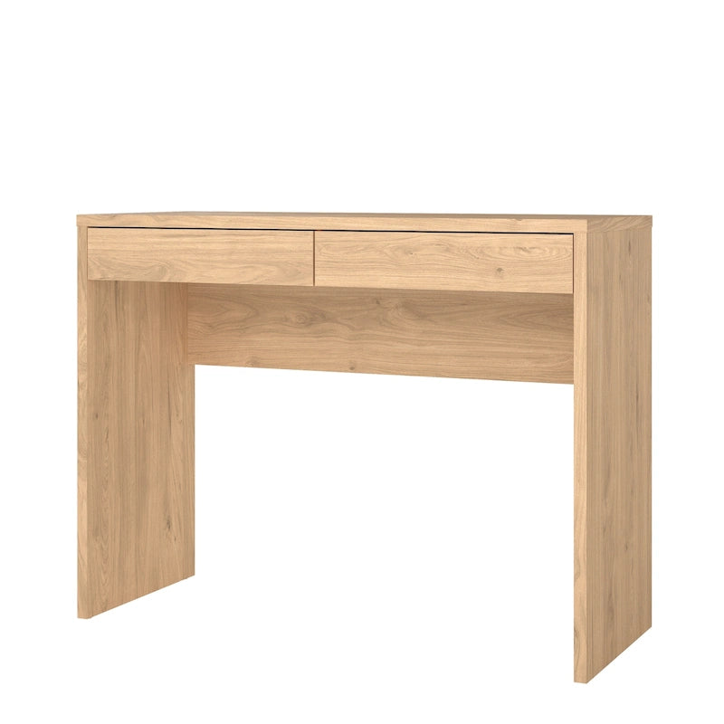 Bureau d'écriture pour bureau à domicile avec 2 tiroirs de rangement