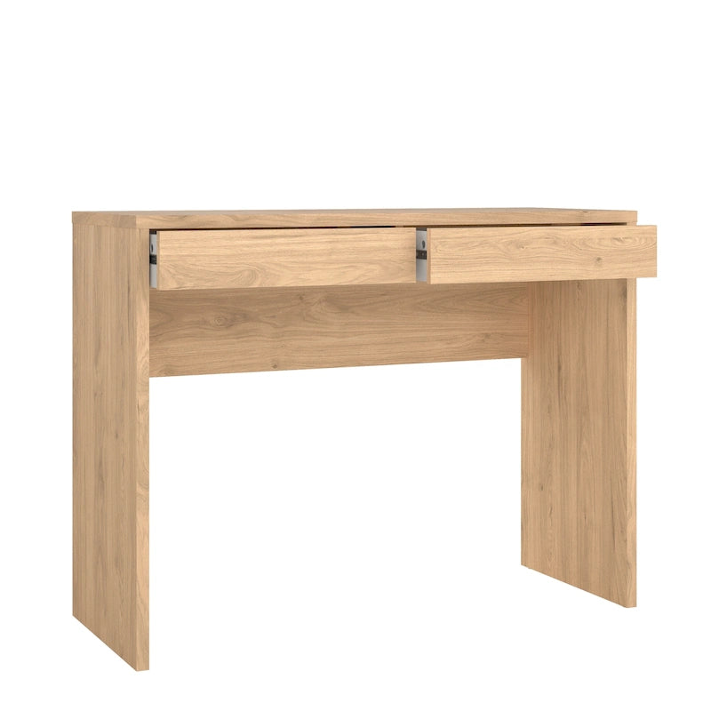 Bureau d'écriture pour bureau à domicile avec 2 tiroirs de rangement