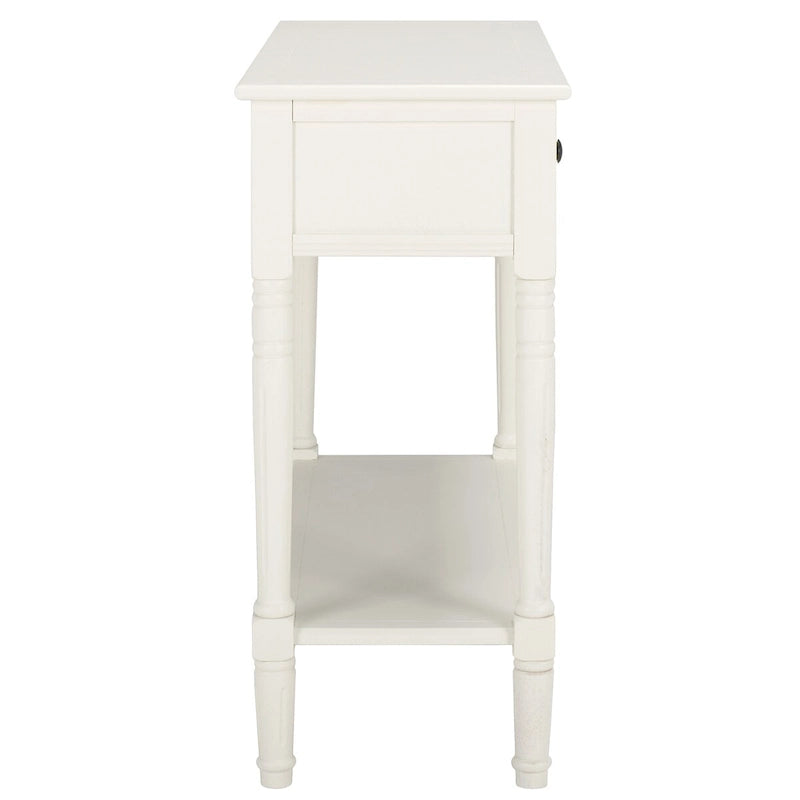 Console à 2 tiroirs gris - 35,8 x 13,8 x 29,5 - 36Wx14Dx30H