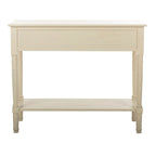 Console à 2 tiroirs gris - 35,8 x 13,8 x 29,5 - 36Wx14Dx30H