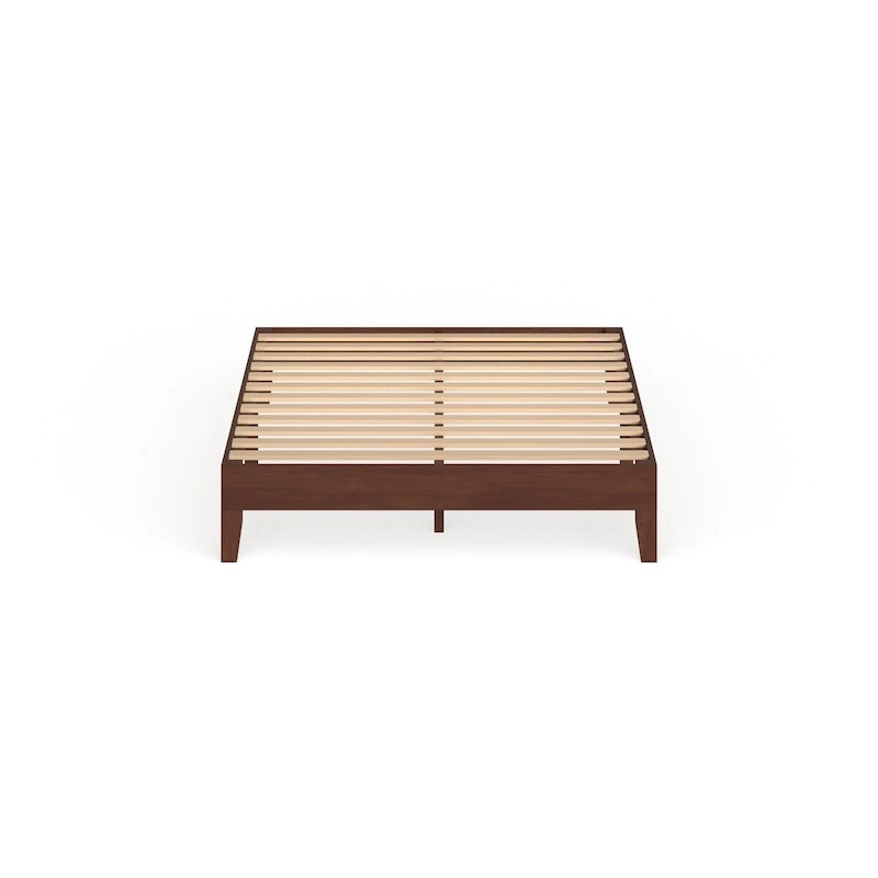 Lit plateforme de luxe en bois pleine grandeur de 12 pouces