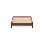 Lit plateforme de luxe en bois pleine grandeur de 12 pouces