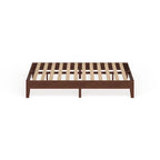 Lit plateforme de luxe en bois pleine grandeur de 12 pouces
