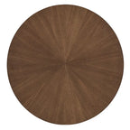 Table d'appoint ronde finition noyer