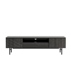 Meuble TV de 179 cm avec Console Média Effet Chêne
