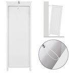 Meuble de Rangement Salle de Bain Meuble Colonne Étroit avec 4 Tiroirs