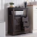 Meuble bas de salle de bain de style rustique, petit meuble de rangement pour salle de bain