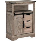 Meuble bas de salle de bain de style rustique, petit meuble de rangement pour salle de bain