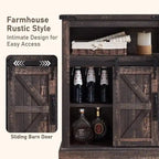 Meuble bas de salle de bain de style rustique, petit meuble de rangement pour salle de bain