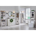 Meuble bas de salle de bain de style rustique, petit meuble de rangement pour salle de bain