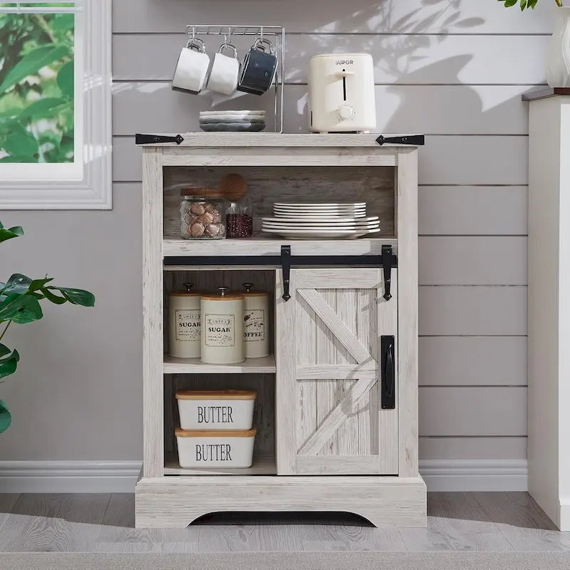 Meuble bas de salle de bain de style rustique, petit meuble de rangement pour salle de bain